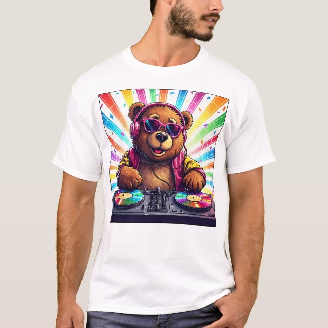 Bearbie DJ T Shirt (Framsida)