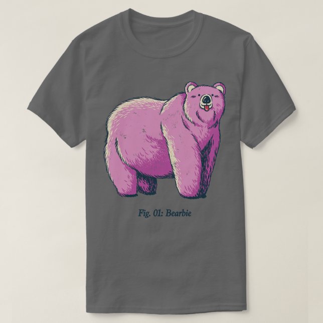 Bearbie Rosa Bear av Tobe Fonseca T Shirt (Design framsida)