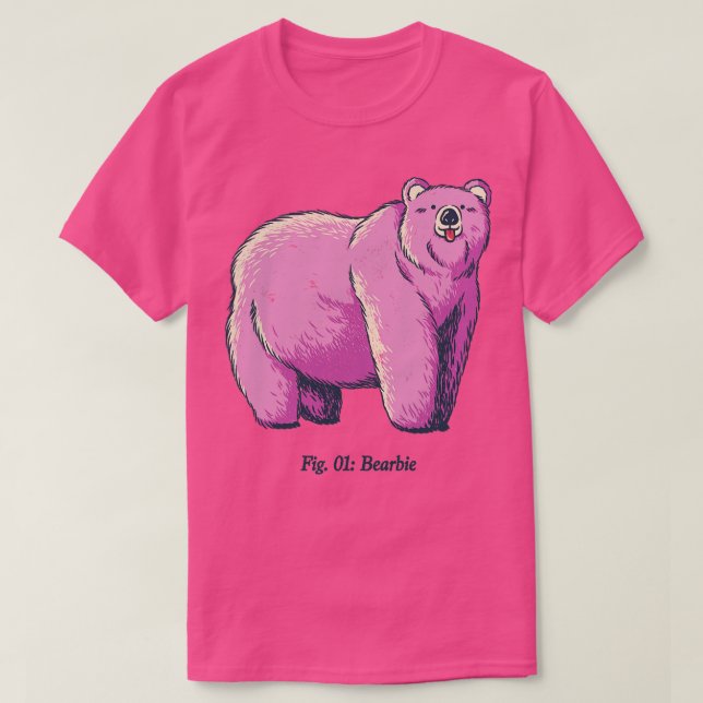 Bearbie Rosa Bear T Shirt (Design framsida)