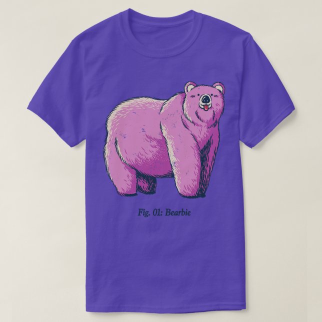 Bearbie Rosa Bear T Shirt (Design framsida)