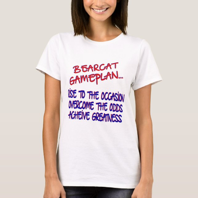 Bearcatspelplan Tee Shirt (Framsida)
