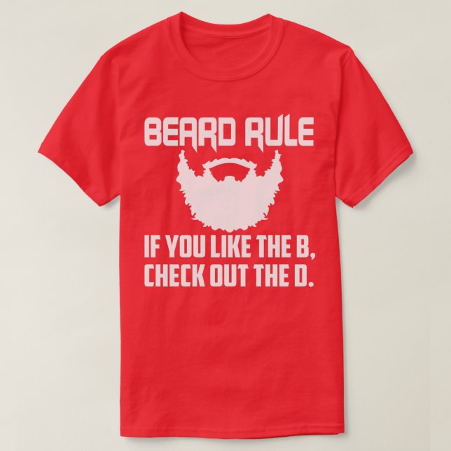 Beard Älskare T Shirt (Design framsida)