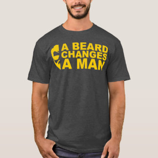 Beard ändrar en man t shirt