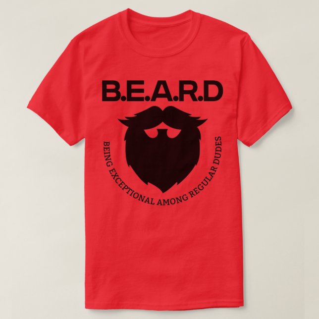BeARD är exceptionellt bland vanliga varor 7 T Shirt (Design framsida)