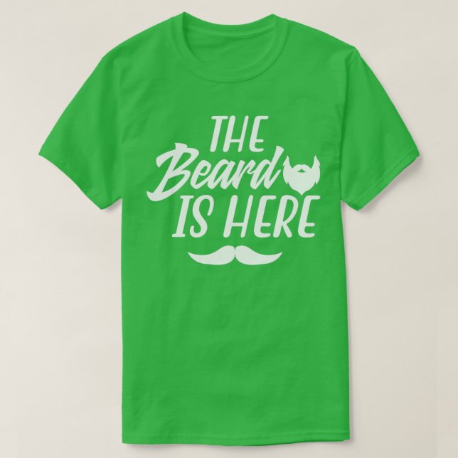 Beard är här 7 t shirt (Design framsida)