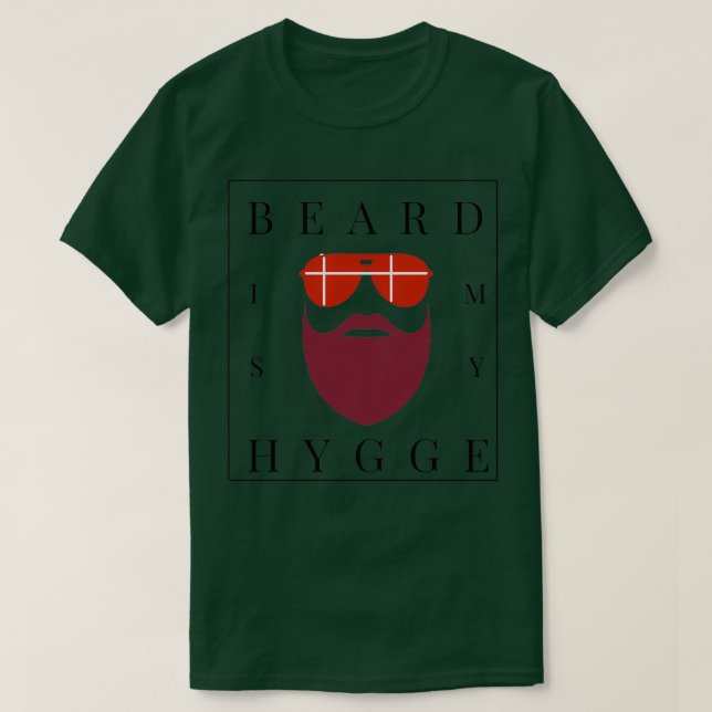 Beard är min hygge skgelskere t shirt (Design framsida)