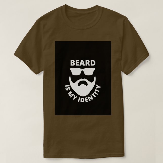 Beard är min identitet t shirt (Design framsida)