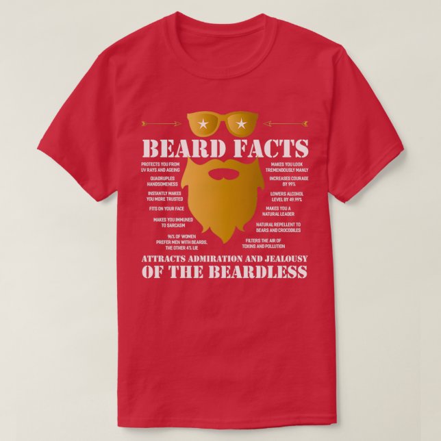 Beard Bearded Collie Mustache Fight Hair Gift 15 T Shirt (Design framsida)