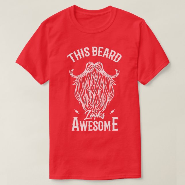 Beard Bearded Manar Beards Gift 20 T Shirt (Design framsida)