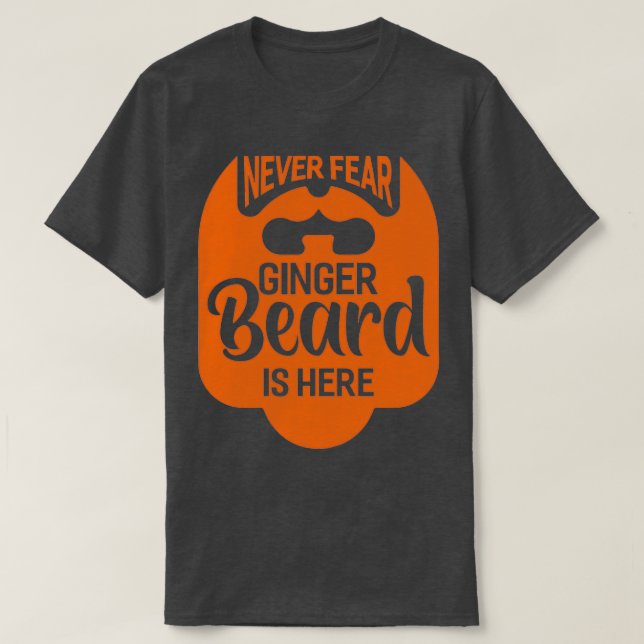 Beard Beared Collie Mustache Fight Hair Gift T Shirt (Design framsida)