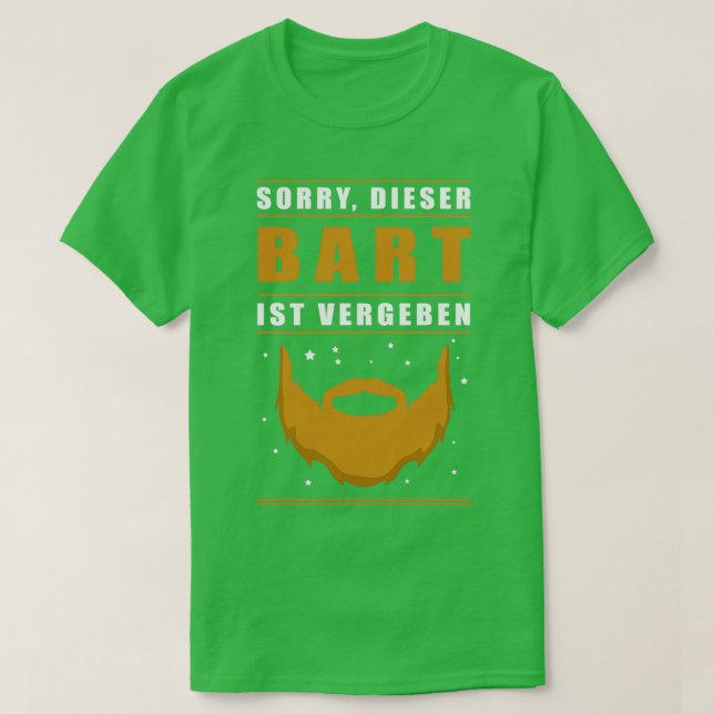 Beard Beared Gift T Shirt (Design framsida)