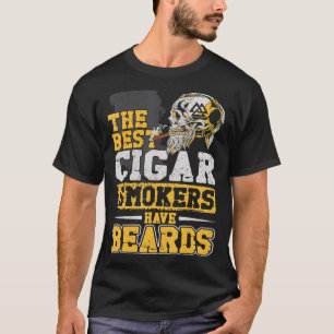 Beard Beared Man Cigar the best Cigar Smokers H T Shirt