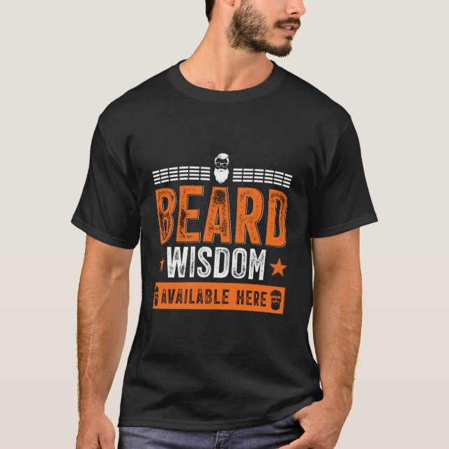 Beard Epic Bearded S Beard Wisdom T Shirt (Framsida)