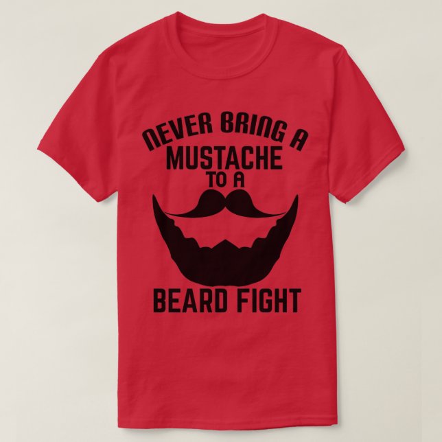 BEARD FIGHT TSHIRT Classic TShirt T Shirt (Design framsida)