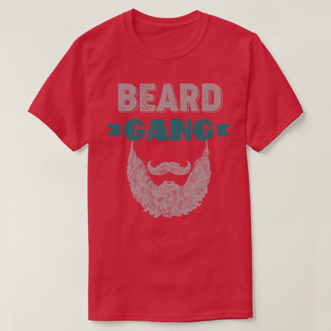 Beard Gang 14 T Shirt (Design framsida)