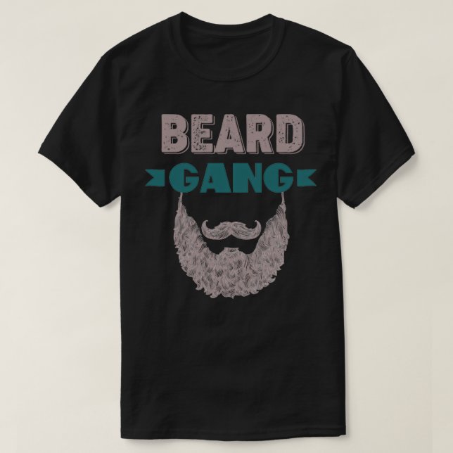 Beard Gang 6 T Shirt (Design framsida)
