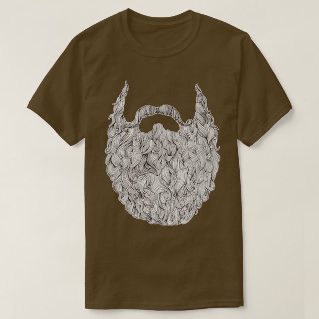 Beard Gang Fullt Beard T Shirt (Design framsida)