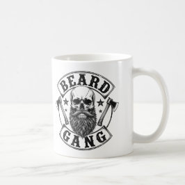Beard Gang | Roliga Skäggiga Män & Skäggälskare Kaffemugg