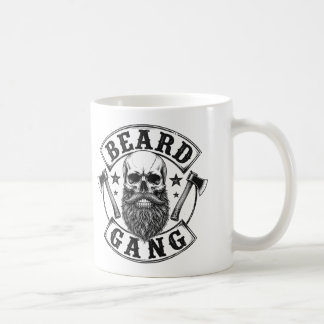 Beard Gang | Roliga Skäggiga Män & Skäggälskare Kaffemugg