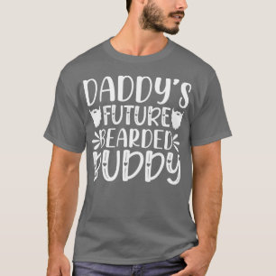 Beard-gåvor Daddys Future Bearded Buddy T Shirt