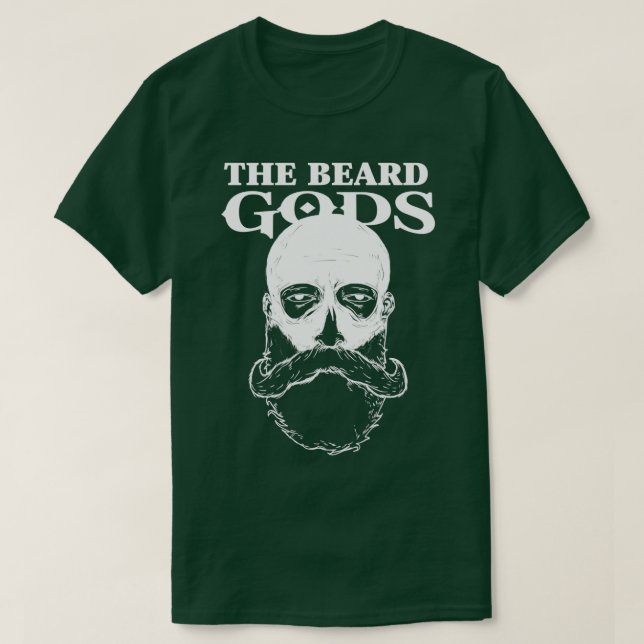 Beard Gods Beard Älskare Donx27t har roligt T Shirt (Design framsida)