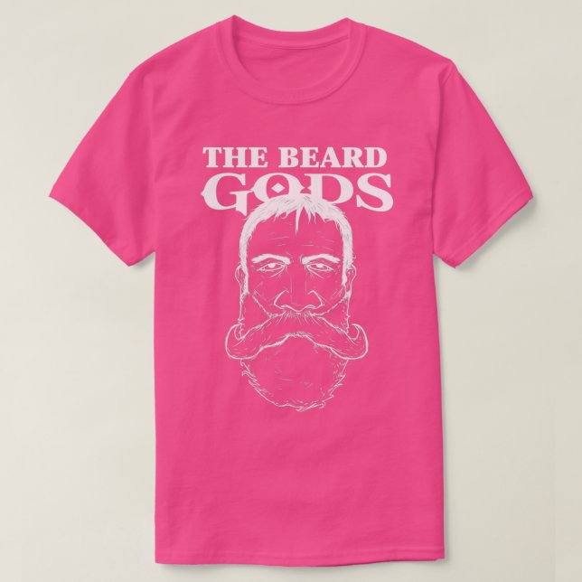 Beard Gods Beard Älskare Donx27t har roligt T Shirt (Design framsida)