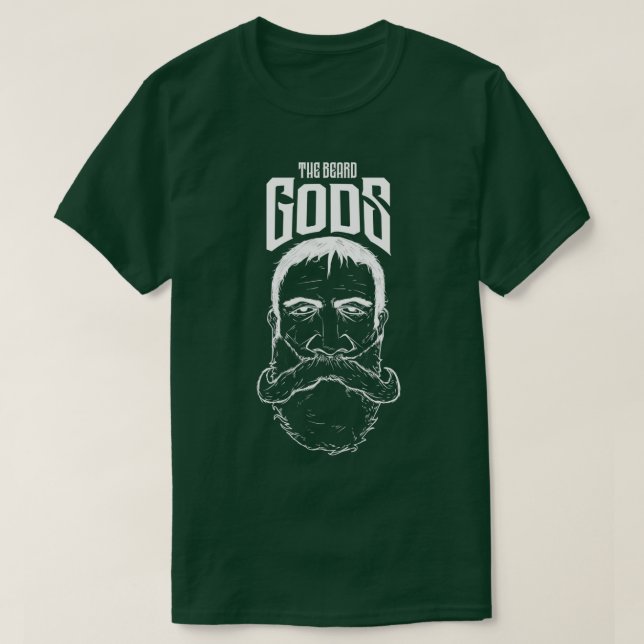 Beard Gods Beard Älskare Donx27t har roligt T Shirt (Design framsida)
