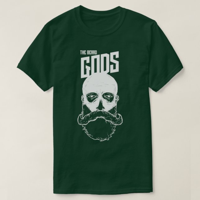 Beard Gods Beard Älskare Donx27t har roligt T Shirt (Design framsida)