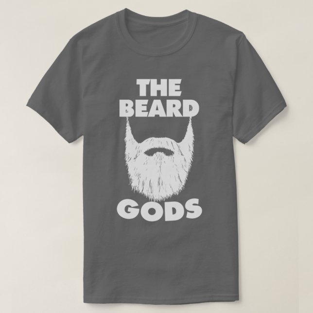 Beard Gods Beard Älskare Donx27t Shave White T Shirt (Design framsida)