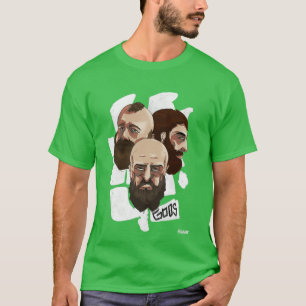 Beard Gods Beard Älskare har inte shave Funny Bear T Shirt