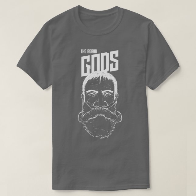 Beard Gods Beard Älskare har inte shave Funny Bear T Shirt (Design framsida)