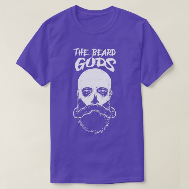 Beard Gods Beard Älskare har inte shave Funny Bear T Shirt (Design framsida)