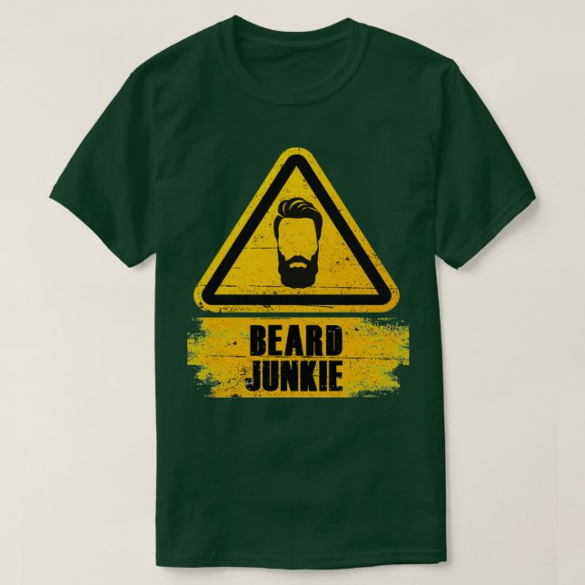 Beard Junkie1 T Shirt (Design framsida)
