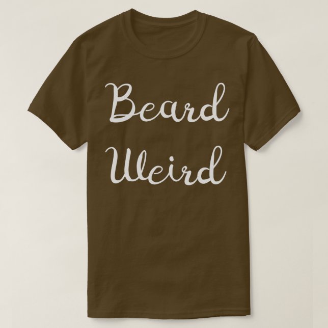 Beard Konstig T Shirt (Design framsida)