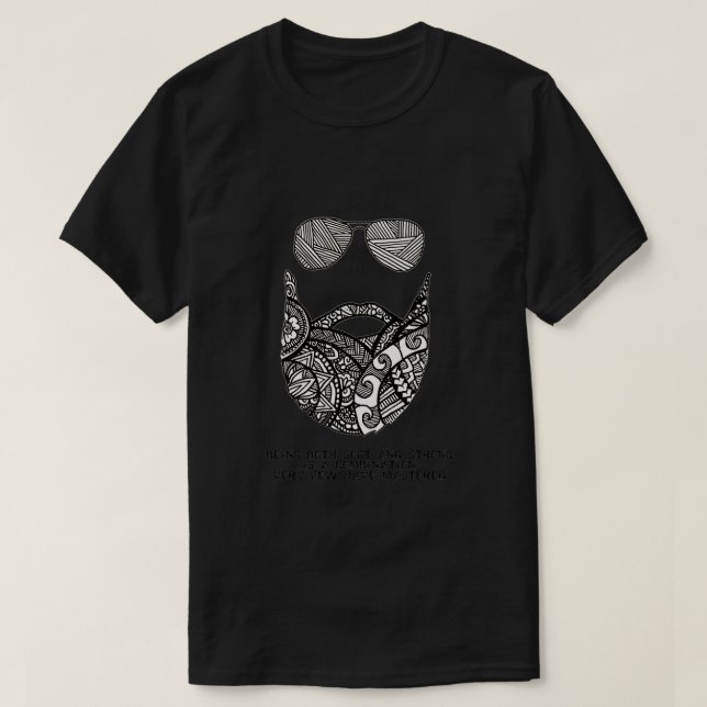 Beard Life 4 T Shirt (Design framsida)