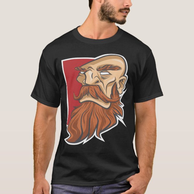 Beard man t shirt (Framsida)