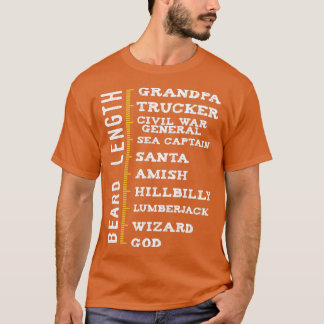 Beard Manar Beard Length T Shirt