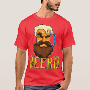 Beard Mugg Beerd Beer Älskare T Shirt