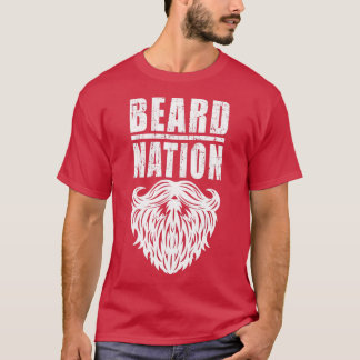Beard nation Classic TShirt T Shirt