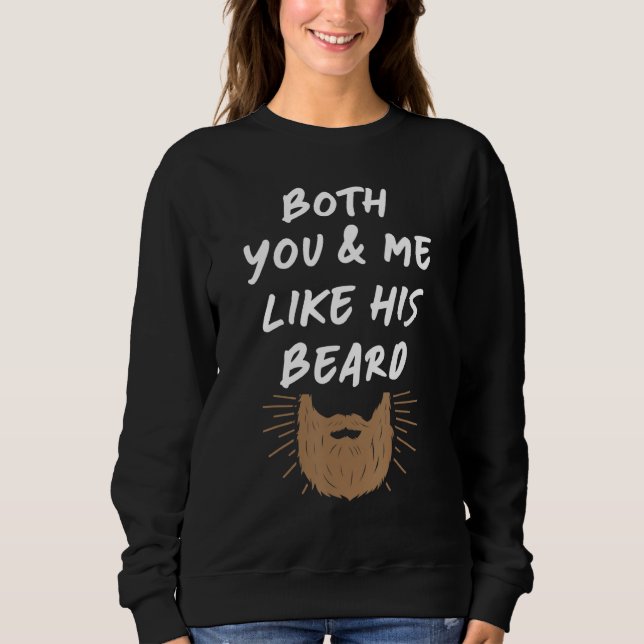 Beard och Butt och jag gillar hennes knut. Jag gil T Shirt (Framsida)
