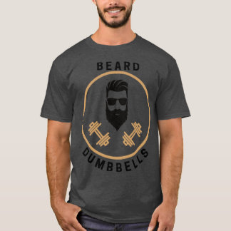 Beard och Dumbbells T Shirt