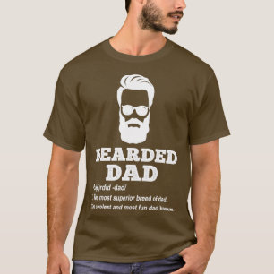 Beard pappa är den mest överlägsna rasen pappa. t shirt