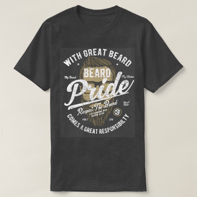 Beard-Pride 11 T Shirt (Design framsida)
