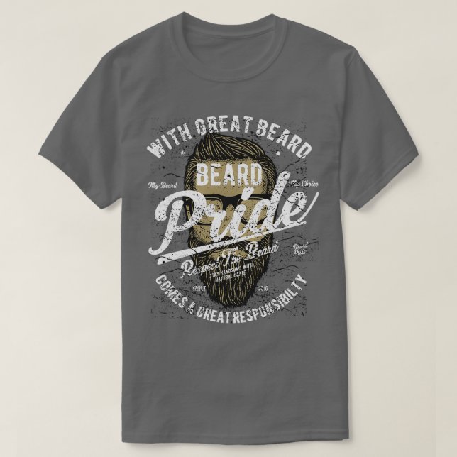 Beard-pride 12 t shirt (Design framsida)