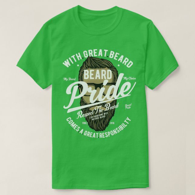 Beard Pride 2 Classic TShirt T Shirt (Design framsida)