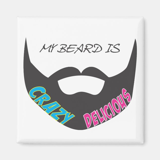 Beard Pride Magnet (Framsidan)