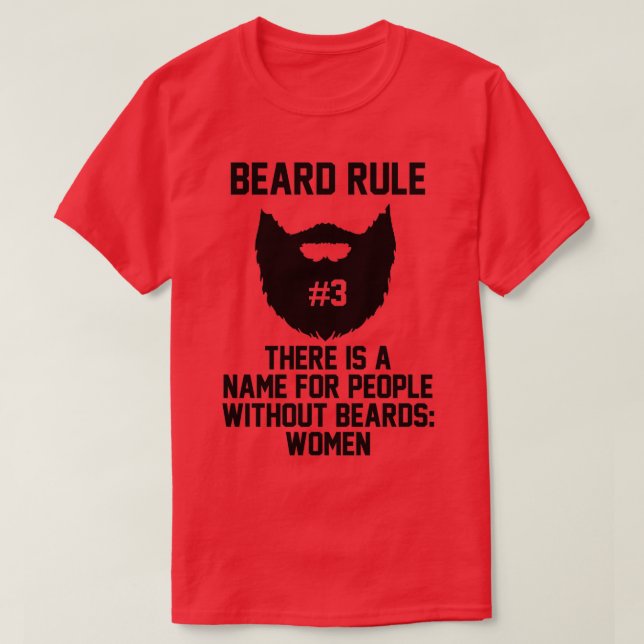 Beard-regel 3.27s A Namn för personer utan B T Shirt (Design framsida)