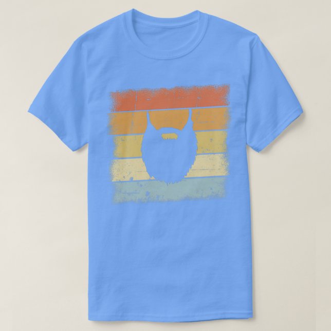 Beard Retro Design Classic TShirt T Shirt (Design framsida)