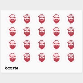 Beard Season Stickers Runt Klistermärke