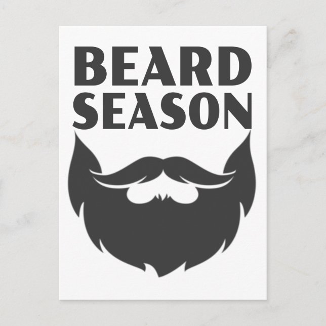 Beard Season Vykort (Framsida)